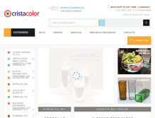 Tablet Screenshot of cristacolor.com.mx